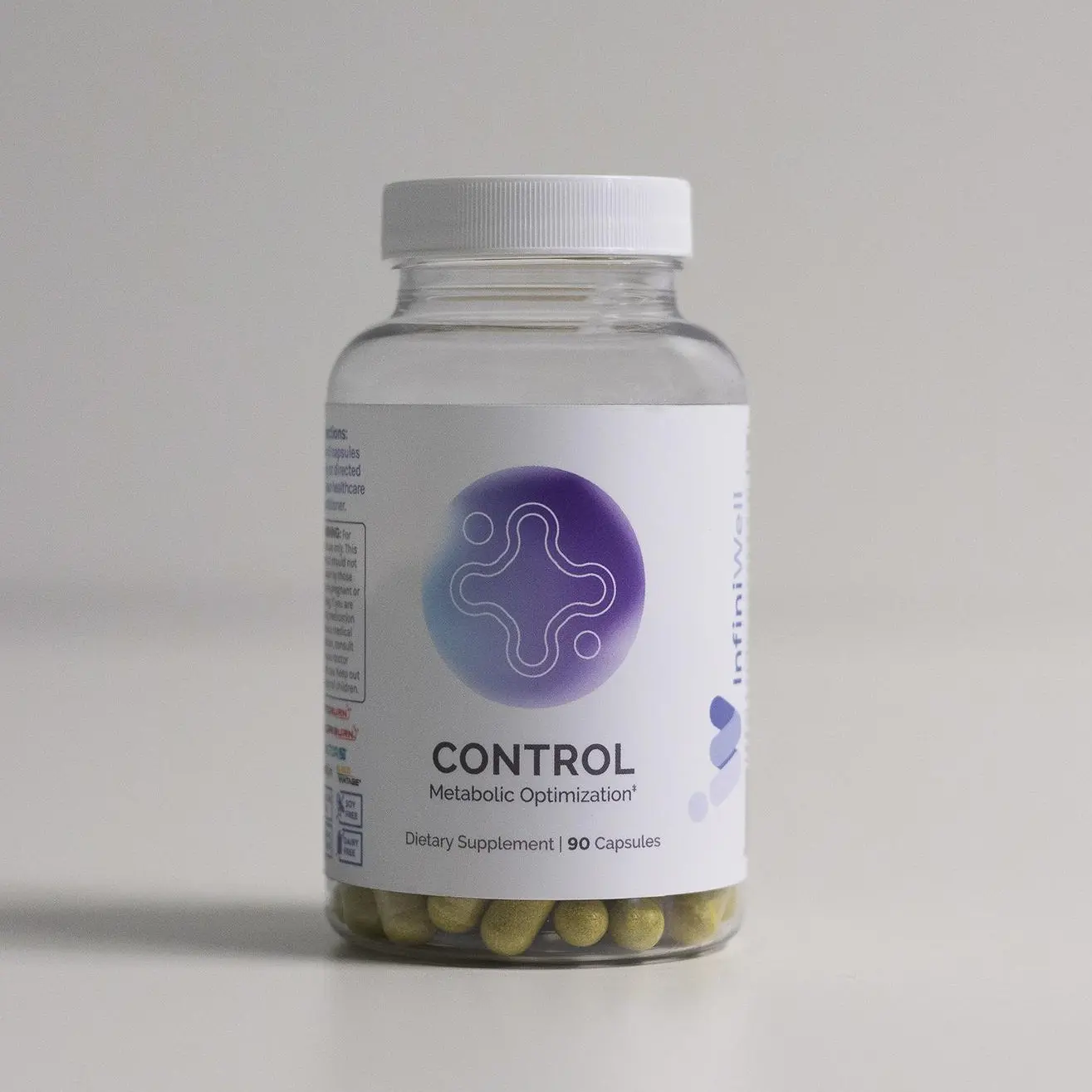 InfiniWell Control Berberine Supplement with Dihydroberberine & Bitter Melon, GlucoVantage Metabolic Support Capsules for Men & Women