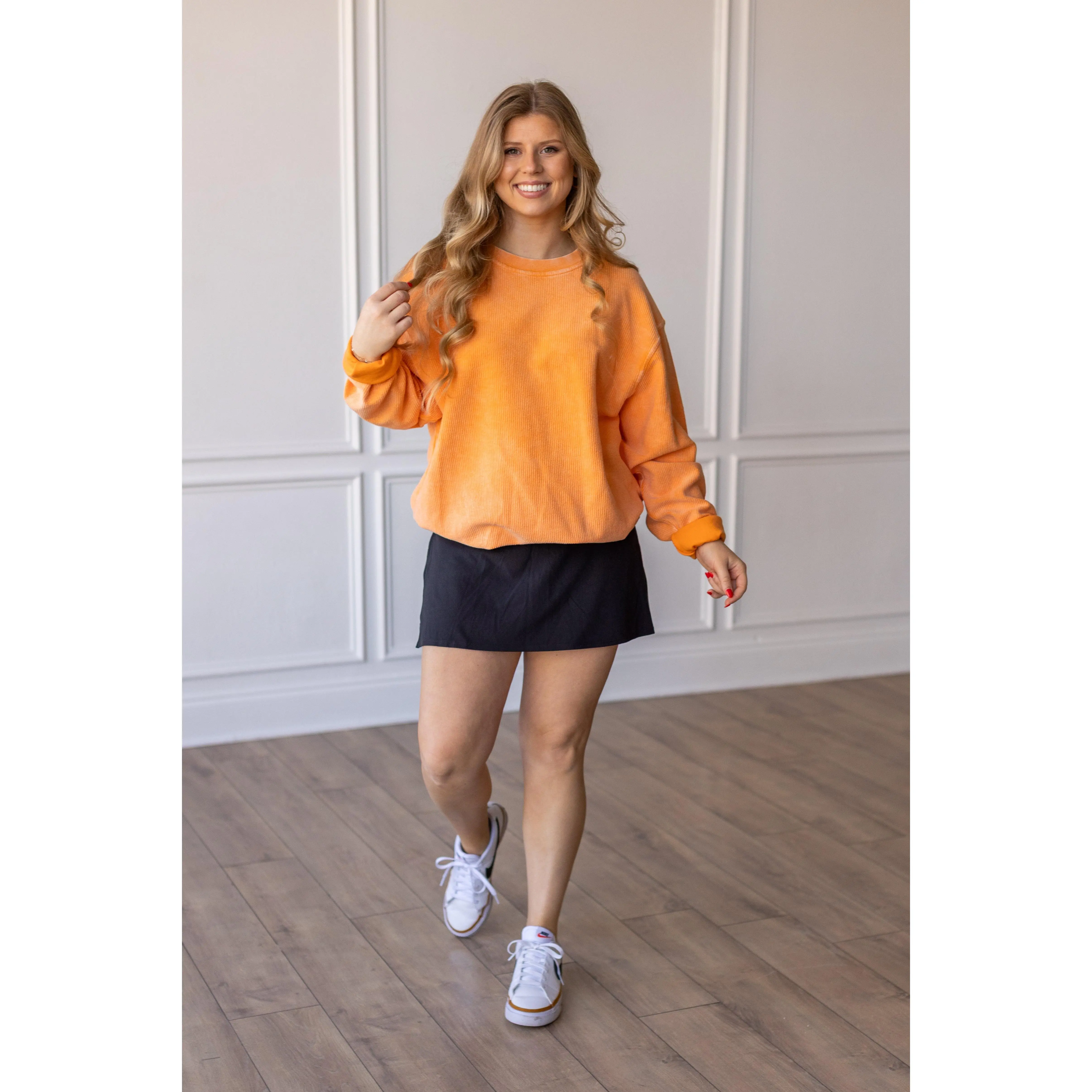 APRICOT CRUSH - ESSENTIAL CORDED CREW