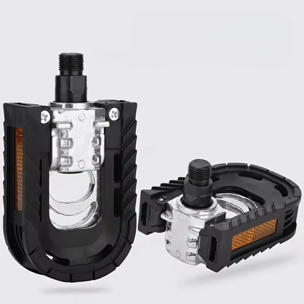 A pair of aluminum alloy pedals for bicycles, mountain bikes and electric vehicles - foldable pedals for bicycles，Aluminum alloy folding pedal, Ebikes, Bicycle Parts, Ebike Accessories