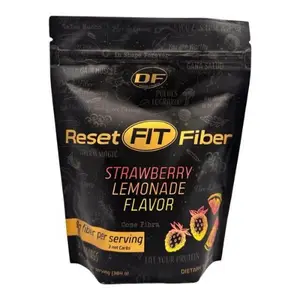 Reset Fit Fiber Powder Drink Mix - Strawberry Lemonade Flavor - 30 Servings