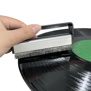 Carbon Fiber Cleaning Brush (1 Set), Portable Anti-static Cleaning Brush, Vinyl Record Cleaning Tool, Audio & Video Accessories