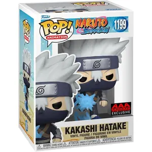 Funko Pop! Naruto: Shippuden - Kakashi Hatake (Common) #1199 Exclusive (Sticker may vary) Collectible Pop Vinyl Figure