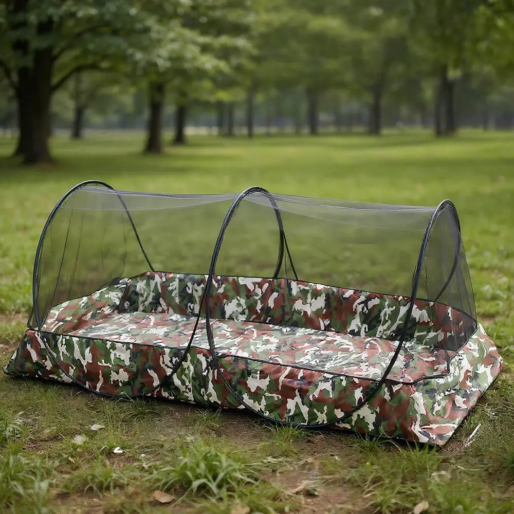 Pop Up Mosquito Tent 2-Person Large Portable Foldable Pop-up Screen Tent Mosquito Camping Net Tent for Double Persons Camping Hiking Outdoor Installation-Free Easy Setup Tent Instant Tent Folding Tent Instant Tent Shelter