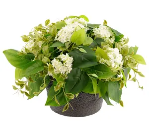 Haute Decor 24" Hydrangea Urn Filler w/ Adjustale Height