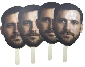 Custom Big Head Cutout, Face on a Stick, Personalized Life Size Cardboard Cutout, 6" to 48", Party Décor, Photoshoots, Graduations, 1 PC