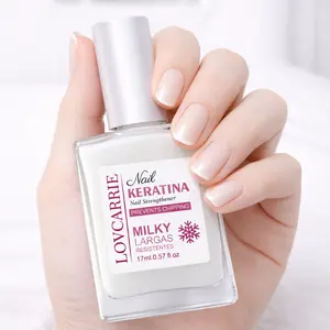 LOVCARRIE Nail Strengthener KERATINA Prevents Chipping Promotes Long Resilient Nails Rescues Brittle Nails 17ml 0.57 fl.oz Nail Care for Enthusiasts