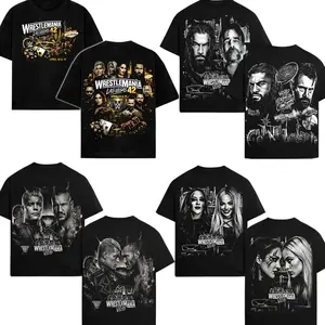 WrestleMania Las Vegas 42 WWE Graphic T-Shirt, WrestleMania 42 Vegas Event Shirt, Roman Reigns Cody Rhodes Rhea Ripley Seth Rollins Wrestling Fan Tee, WWE Casino Vegas Style Vintage Streetwear Shirt, Pro Wrestling WrestleMania Fan Gift Tee GSE
