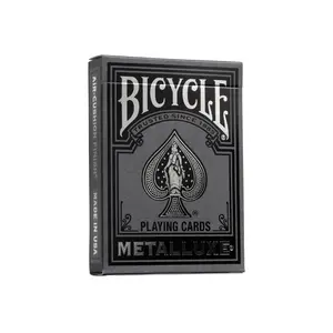 Bicycle Black and Silver Metalluxe Playing Cards – Premium Foil Edition
