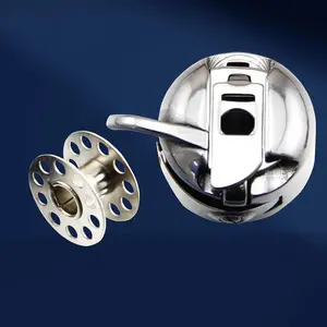 1pc Home Sewing Machine Bobbin Case Sewing Machine Spool Box Stainless Steel Spool Box Suitable for Old Pedal Home Sewing Machine Sewing Tools