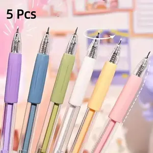 5 Pack Retractable Craft Knife Pens, Precision Paper Cutting Tool, Paper Cutters, Ideal for DIY Projects, Scrapbooks, Envelopes, Durable Plastic, Press Blade