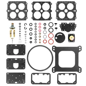 Carburetor Rebuild Kit - 4 Barrel Carb Repair Kit with Gaskets, Needle & Seat, Float and Seals, Universal Fit forMost American Models
