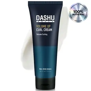 DASHU Daily Volume Up Curl Cream - Official Product Hair Styling Curl Defining Cream - Volumizing, Anti Frizz Texture Styling Cream (5.46 fl oz)