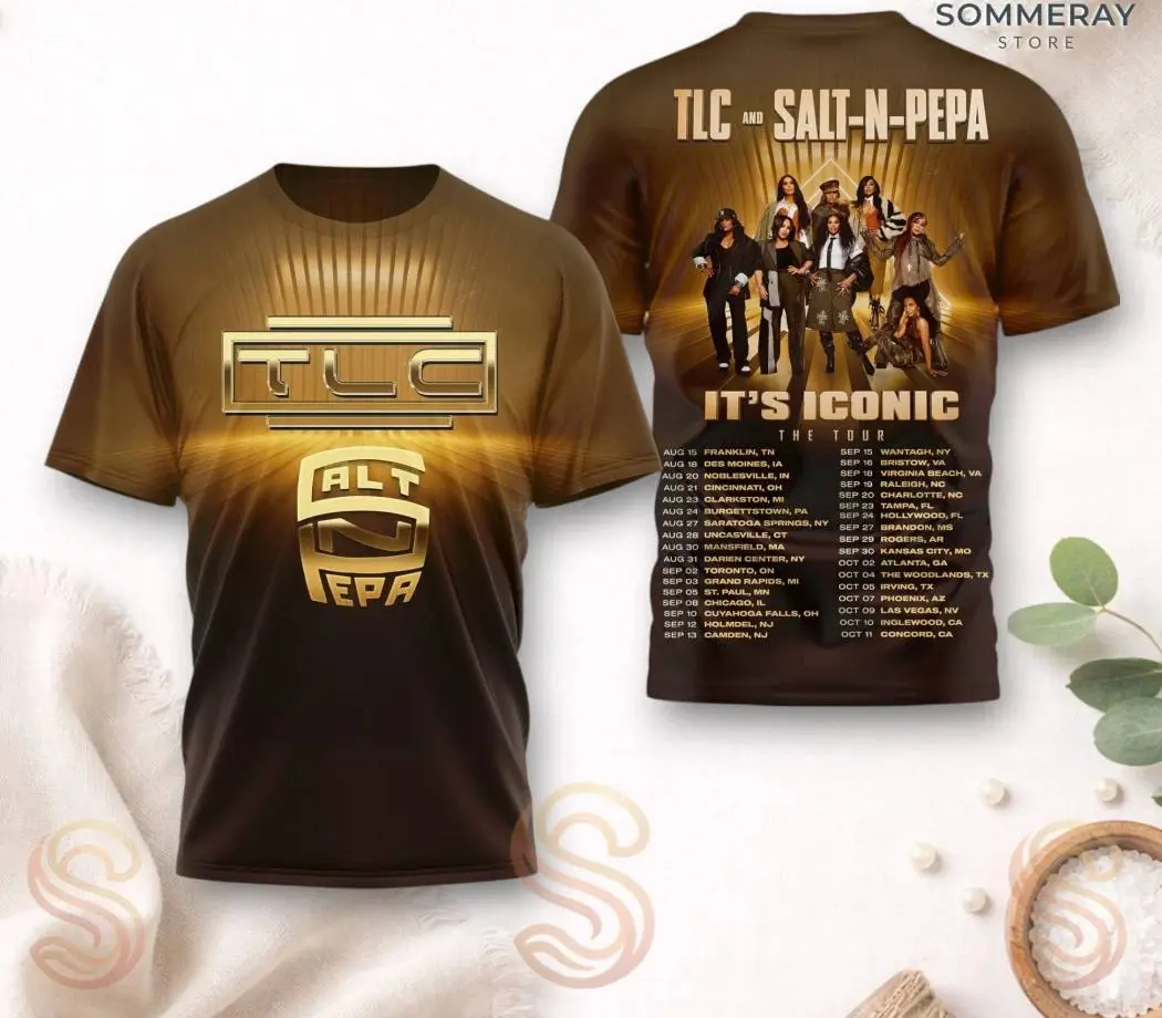 TLC CrazySexyCool Anniversary Tee, It's Iconic The Tour 2026 Vintage Fan Shirt