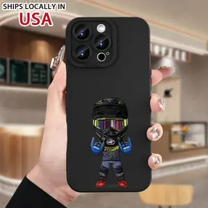 Motorcycle Pattern - Suitable for iPhone 16 15 14 13 12 11 XS XR X 7 8 Plus Pro Max Mini Mobile Phone Case TPU Gift
