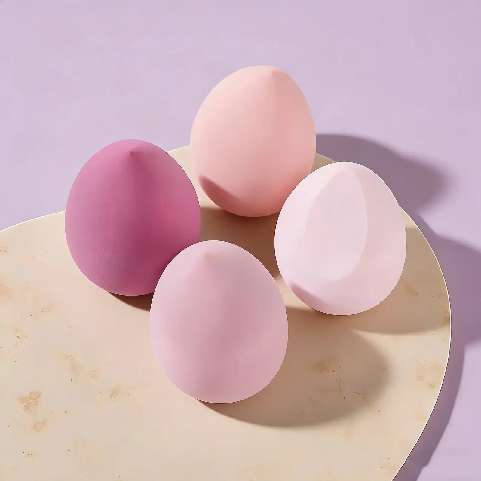 12-Pack Latex-Free Boun Boun Soft Makeup Blender, Multi-Color Beauty Sponge for Everyday Use & Flawless Blend