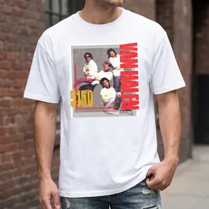 Bill and Ted's Adventure Van Halen Worn Movie T Shirt Unisex Crewneck 100% US Cotton Eco-friendly Inks Vibrant Print USA Made - Fabric