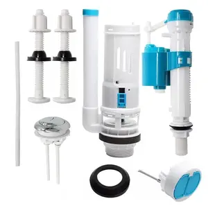 Toilet Flush System Replacement Kit Cistern Flush Parts Adjustable Dual Flush [TS4]