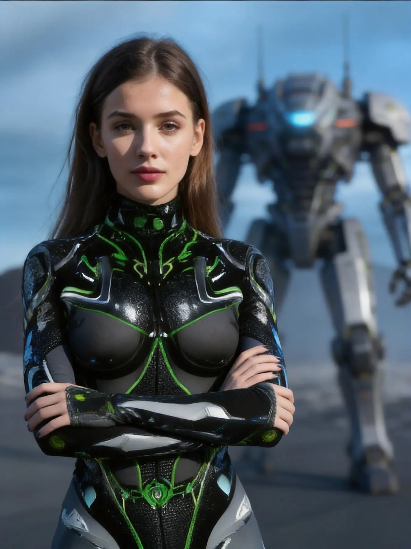 Women's Tight Fit Bodycon Costume, Cosplayers Costume, Futuristic Cosplay Stage, Y2K Cyberpunk Aesthetic Style, Glow-In-The-Dark Party Dress, Halloween Festival Wear, Fashion, Outfit