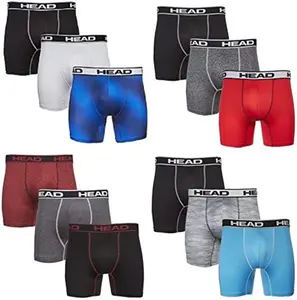 Head 12-Pack Mens Boxer Briefs Performance Underwear