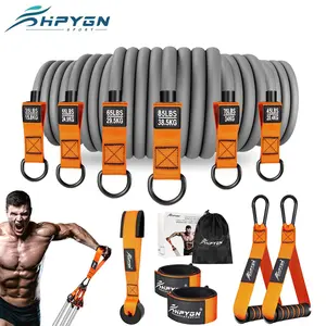 Resistance Bands, 300lbs 360lbs Heavy Exercise Bands with Handles, Workout Bands for Men, Fitness Bands for Working Out, Weight Bands Set for Muscle Training, Strength, Slim, Yoga, Home Gym Equipment，The perfect Valentine's Day present.