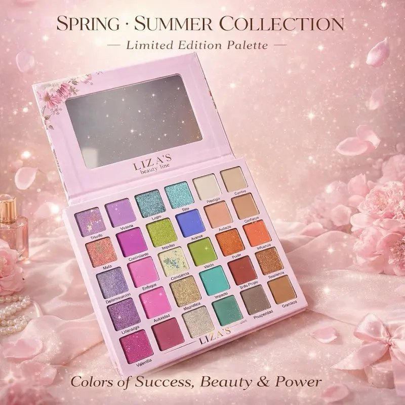 1430- Liza’s Spring Summer Collection Limited Edition Palette Colors of Success Beauty & Power Eyeshadow