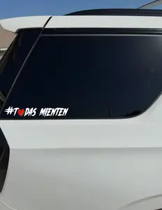 Todas Mienten Vinyl Sticker Quality Vinyl Stickers Available in Many Colors and Sizes - Car Stickers Truck Decal
