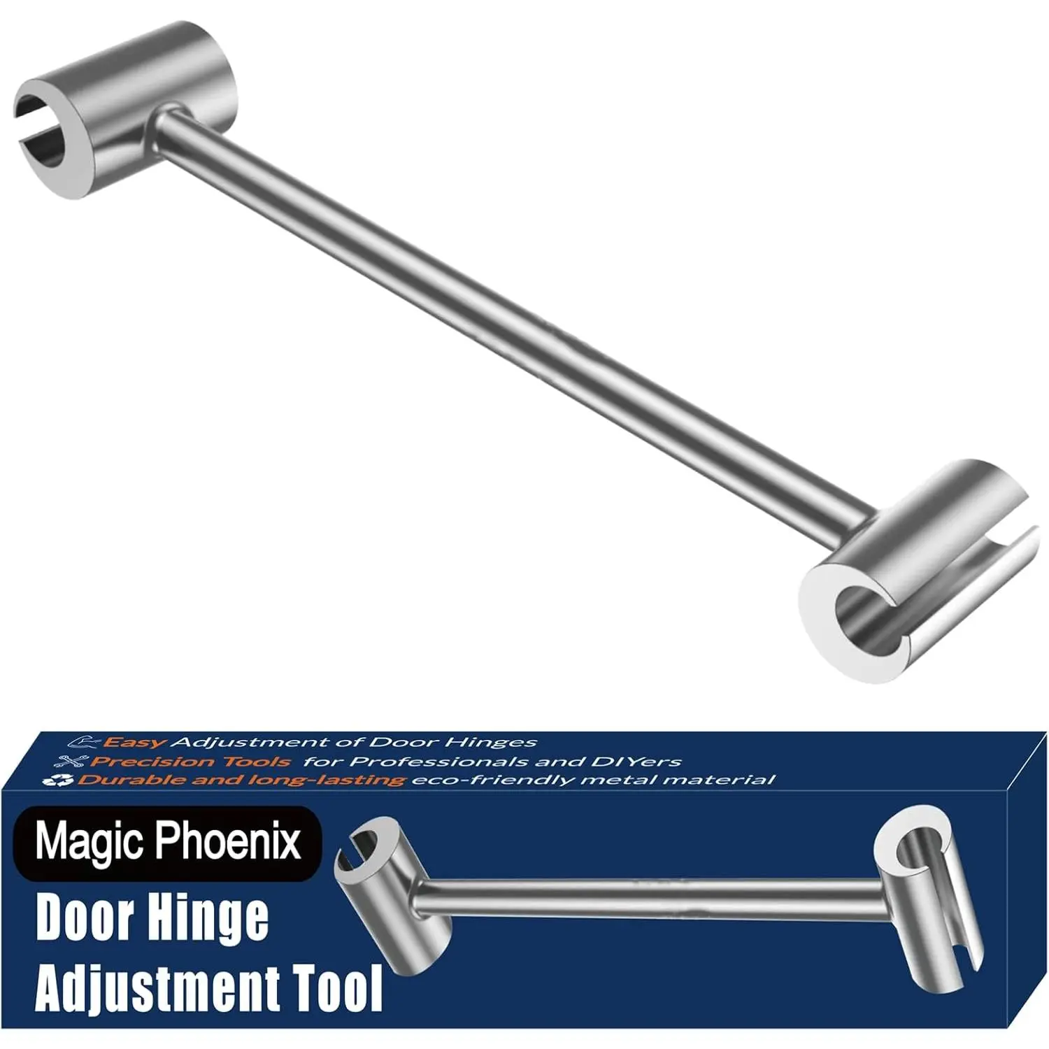 Hinges Gap Adjusting Wrench, Door Hinge Repair Tool,-ended Door Hinge Repair Wrench, Door Hinge Adjustment Tool for Standard Round (0.315-0.75in)