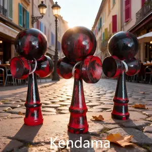 Classic Traditional Kendama Skill Ball, Hand Coordination and Balance Exercise Ball, Beginner Use, Suitable for Adult Fitness Balancing!