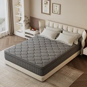 Flash Sale Home Items | 12" Hybrid Queen Size Mattress, Memory Foam & Pocket Springs, Medium-Firm Support, Breathable & Quiet Motion Isolation, Ergonomic Design