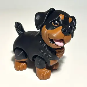 Puppy Rottweiler - 3D Printed Articulating Figure