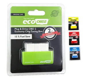 ECOOBD2 Plug-and-Play Car Code Reader & Scanner for Gasoline Vehicles - Fuel Economy Optimizer, Save-Focused Tuning Tool
