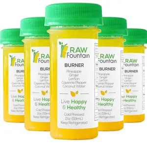 20 Immunity Shots w/Ginger, Lemon, Cayenne Pepper, Pineapple 2fl Oz, Packed w/Vitamin C, Cold Pressed, Boosts Immunity, All Natural