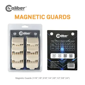 Caliber Performance Magnetic Hair Clipper Guards Smooth Attachment Comfort