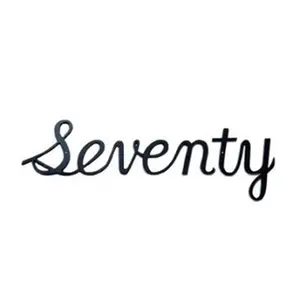 212 MAIN Handcrafted Aluminium Modern House Number Sign - Small Size Decor, Old Fashioned Script, Mount Hardware Included, by Montague Metal Products (SHN-70sm)