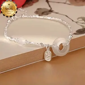 S925 Fashion Bracelet, Latest Luxurious Unique Elegant Lucky Charm Silver Color Bracelet, Hypoallergenic, Perfect for Daily Wear, Holiday Gifts, Vacation