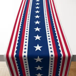 America 250th Anniversary Table Runner, Patriotic 4th of July Party Decor