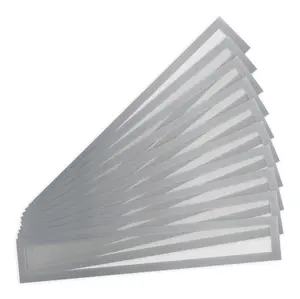 Tarifold 195229 17.25 x 3 in. Magnetic Pro Title Frames, Gray Border - 10 Signs per Pack