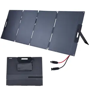 GARVEE 200 Watt Portable Foldable Solar Panel Charger with IP65 Waterproof Rating, 3 Kickstands, MC4 Cable for Power Stations, Camping, RV, Blackout, and Off-Grid Outdoor Use