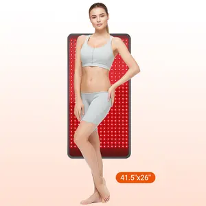 LED Light Therapy Mat for Body, 660nm & 850nm Light Blanket for Back Belly Knee Joint Muscle