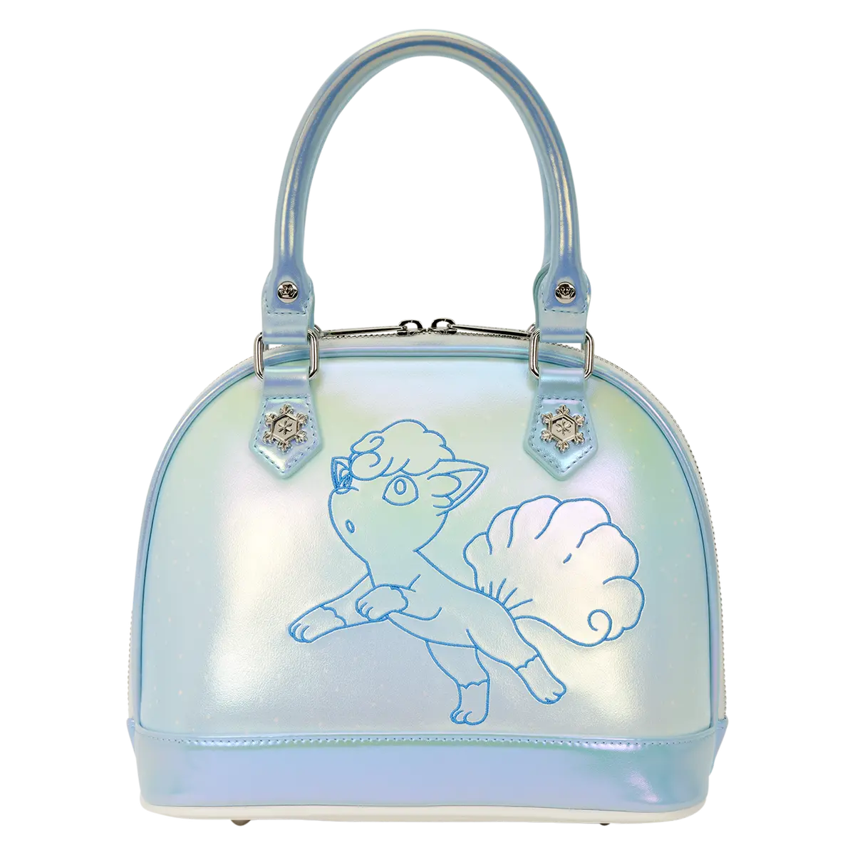 Women's Pokemon Ice Type Winter Crossbody Shoulder Bag, Shoulder Bag Crossbody, Iridescent, Polyurethane, Casual Commuter Bag, One Size