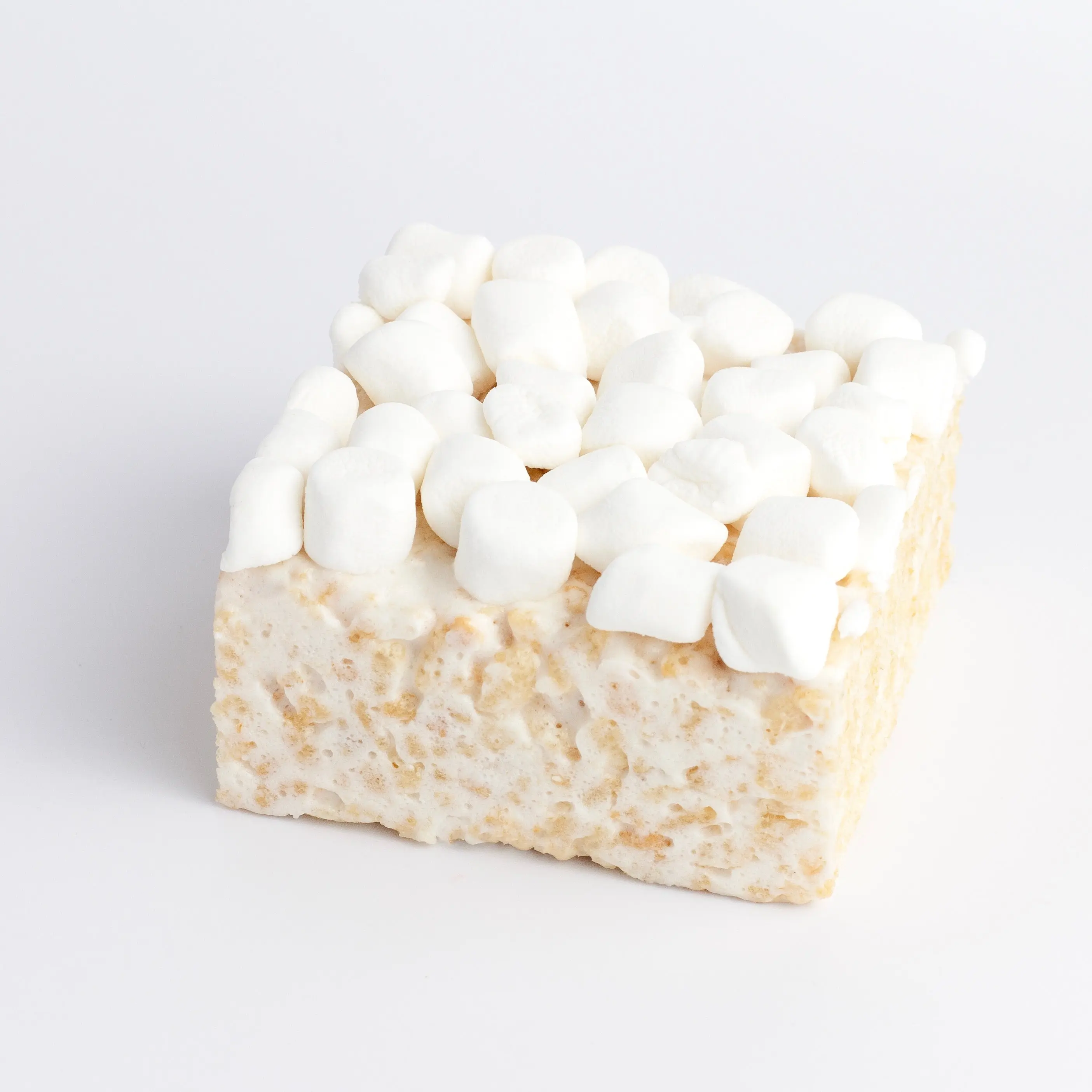 Mini Marshmallow Crispycake | Soft Gooey GIANT 3x3" Marshmallow Rice Crispy Treat