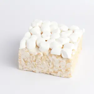 Mini Marshmallow Crispycake | Soft Gooey GIANT 3x3" Marshmallow Rice Crispy Treat