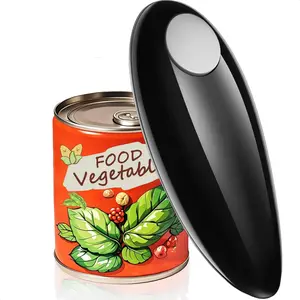 Electric Can Opener Smooth Edge, Battery Operated Kitchen Can Opener for Seniors with Arthritis, One Touch Side Cut Fits Most Can Sizes, Left-handed Friendly, Ideal Holiday Gift