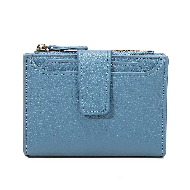 Women's RFID Blocking Compact Artificial Leather Bifold Wallet - Anti Pickpocket Card Holder for Daily Use, 14 Card Slots, 4 ID Windows, 2 Cash Compartments, 1 Zipper Pocket, Anti Pickpocket Women's Wallets, Everyday Carry, Wallets For Women, Faux Leather