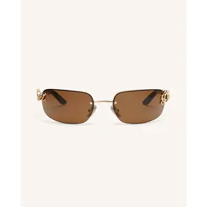 DEZI BBY GRL - Rimless Oval Sunglasses