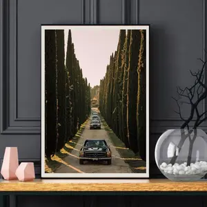 Old Money Prints, Vintage Car Print, Luxury Print, Trendy Wall Art, Vintage Poster, Old Money Aesthetic, Retro Poster (UNFRAMED)