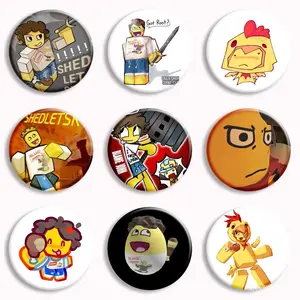 Forsaken Shedletsky Buttons, Shedletsky Pins, Forsaken Button, Fun Decor for Bags, Jackets, Lanyards & Fan Gifts, Pins For Backpack, Backpack Accessories!