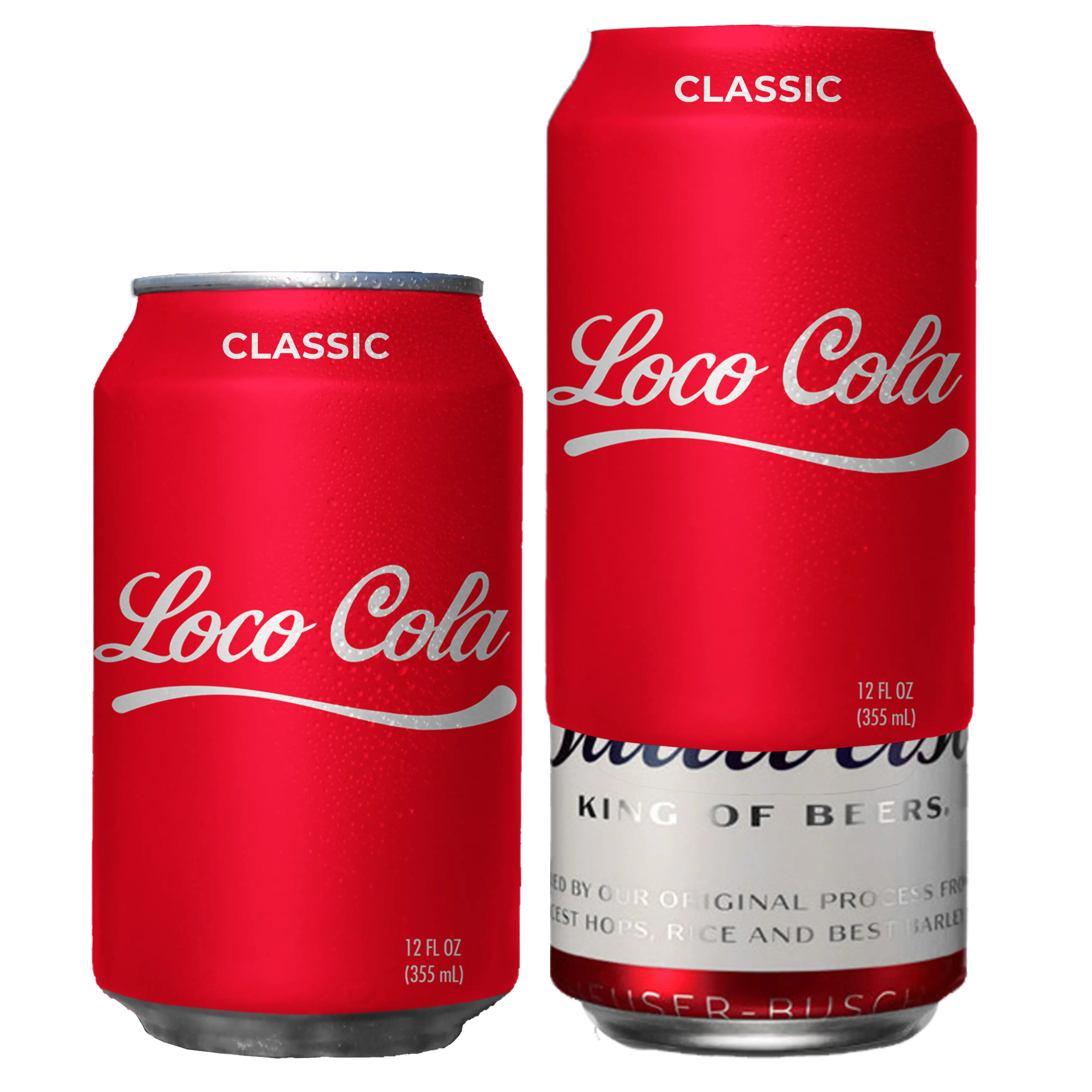 Loco Cola Silicone Sleeve Can Cooler