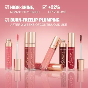 PHOFAY Shiny Lip Plumper Gloss 7ml - Shine Enhancing Plumping Lip Gloss for Natural or Glossy Finish