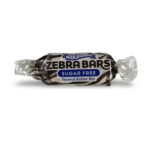 Atkinson Zebra Peanut Butter Bars Sugar Free 1lb
